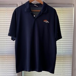 Mens L Nike Golf Denver Broncos polo